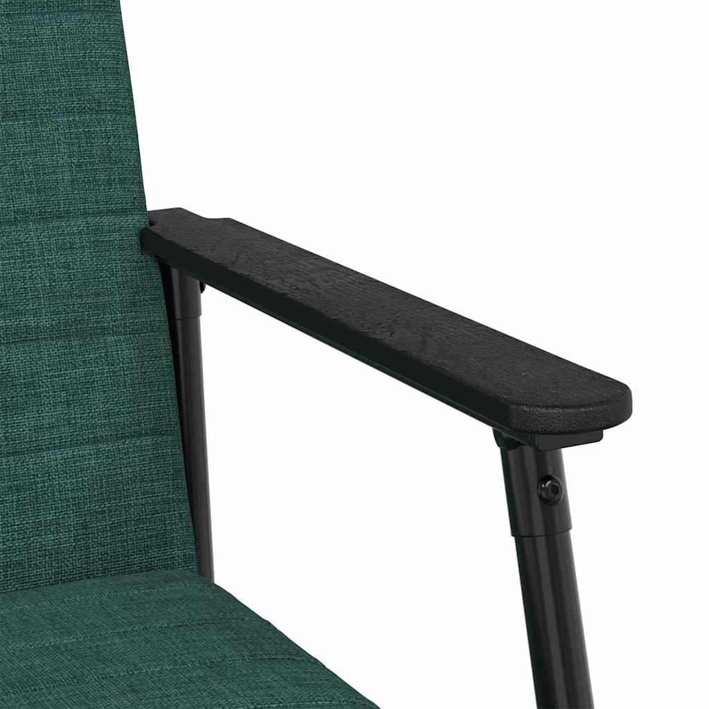 Fauteuil Donkergroen 59 x 75 x 78 cm Stof is nu te koop bij PeponiXL, paradijselijk wonen!