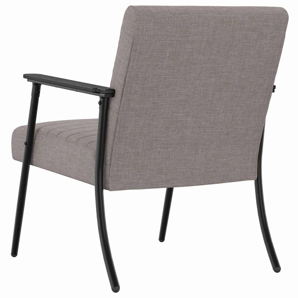 Fauteuil Taupe 59 x 75 x 78 cm Stof is nu te koop bij PeponiXL, paradijselijk wonen!