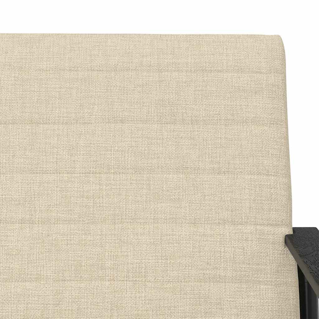 Fauteuil Crème 59 x 75 x 78 cm Stof is nu te koop bij PeponiXL, paradijselijk wonen!