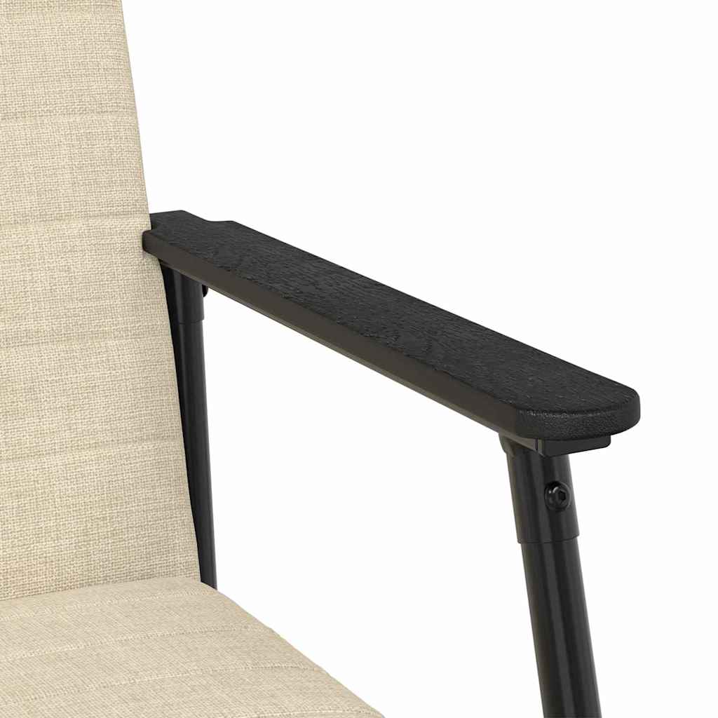 Fauteuil Crème 59 x 75 x 78 cm Stof is nu te koop bij PeponiXL, paradijselijk wonen!