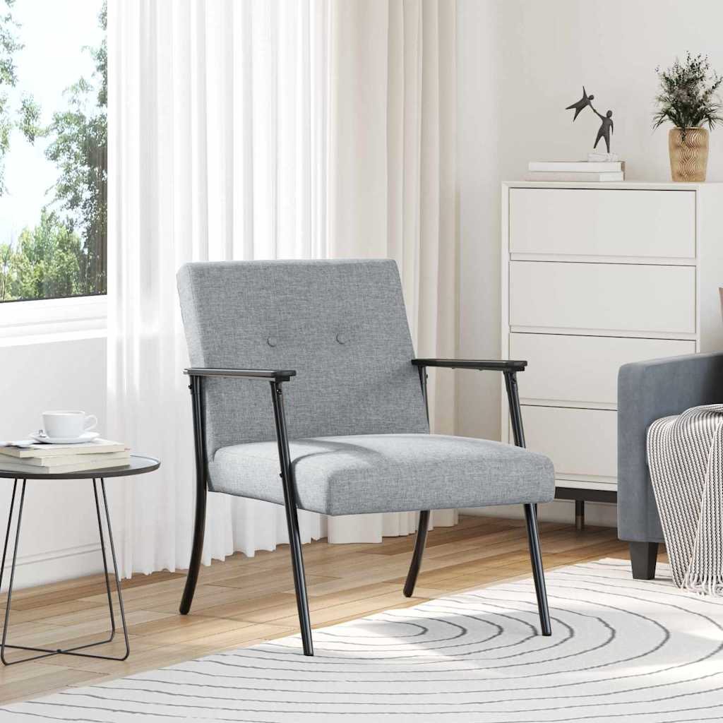 Fauteuil Lichtgrijs Stof is nu te koop bij PeponiXL, paradijselijk wonen!