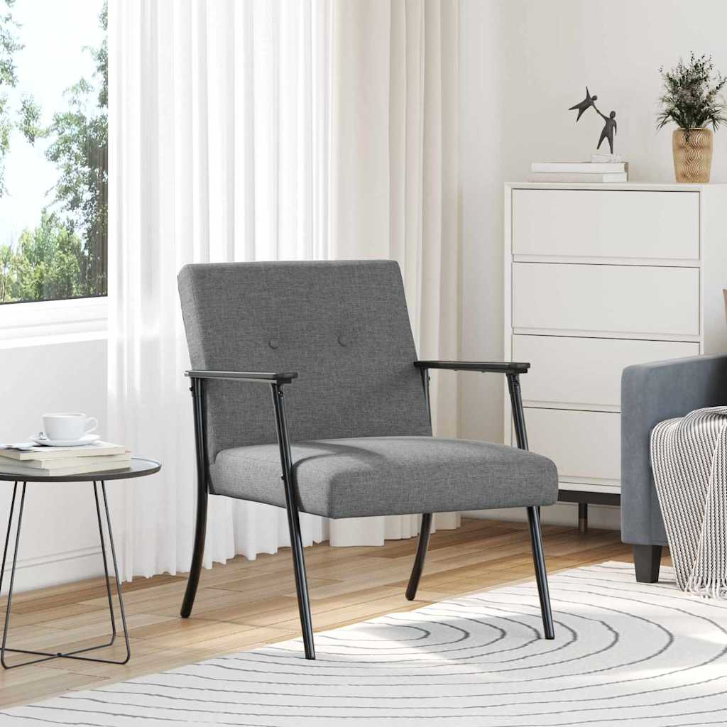 Fauteuil Donkergrijs Stof is nu te koop bij PeponiXL, paradijselijk wonen!