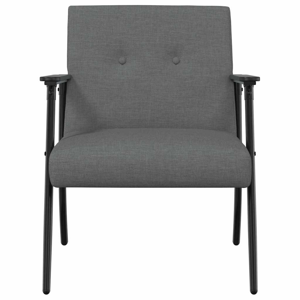 Fauteuil Donkergrijs Stof is nu te koop bij PeponiXL, paradijselijk wonen!
