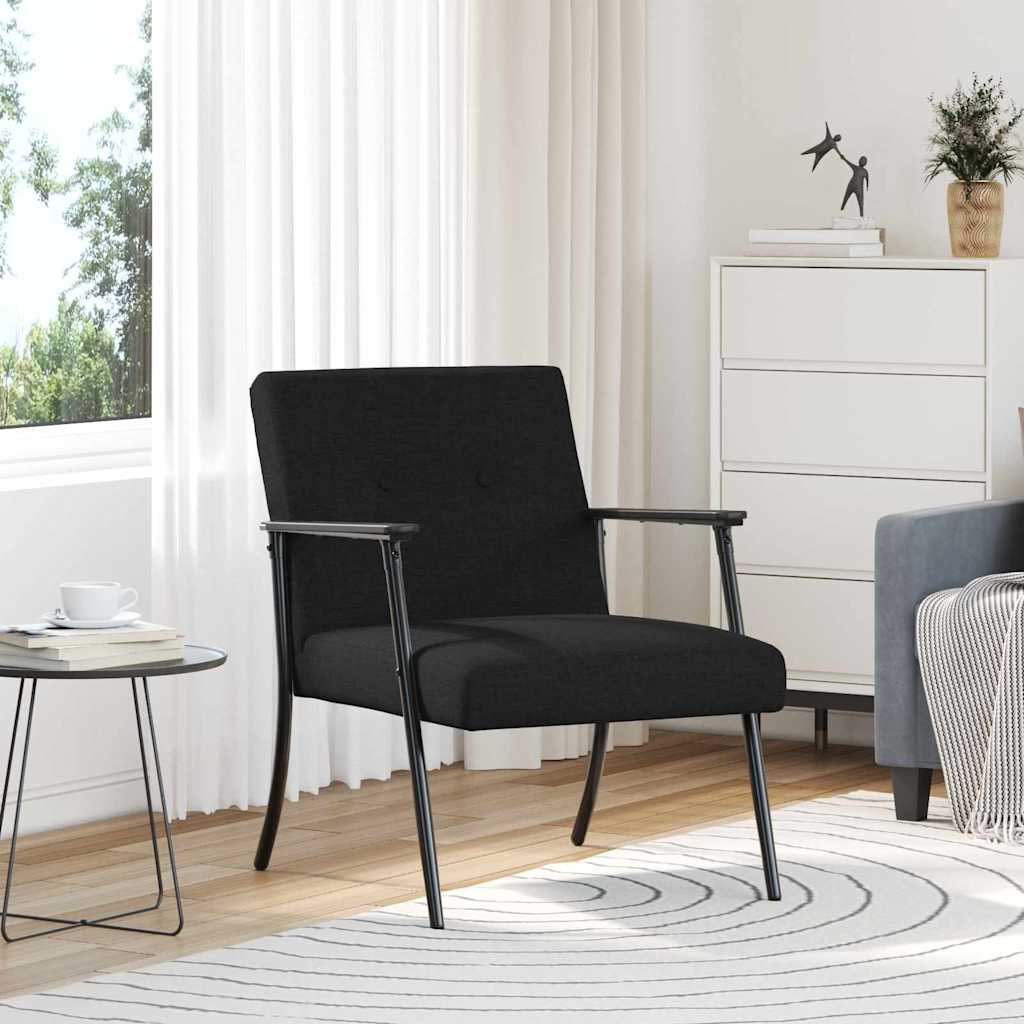 Fauteuil Zwart Stof is nu te koop bij PeponiXL, paradijselijk wonen!