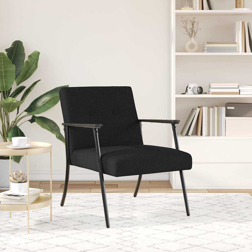 Fauteuil Zwart Stof is nu te koop bij PeponiXL, paradijselijk wonen!