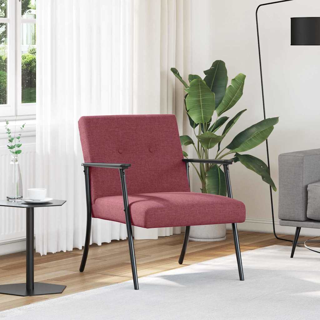 Fauteuil Wijnrood Stof is nu te koop bij PeponiXL, paradijselijk wonen!