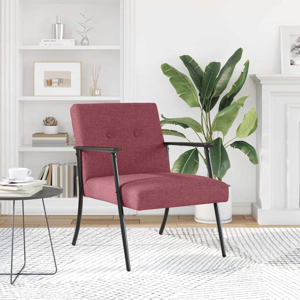 Fauteuil Wijnrood Stof is nu te koop bij PeponiXL, paradijselijk wonen!