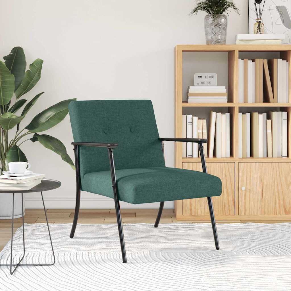 Fauteuil Donkergroen Stof is nu te koop bij PeponiXL, paradijselijk wonen!