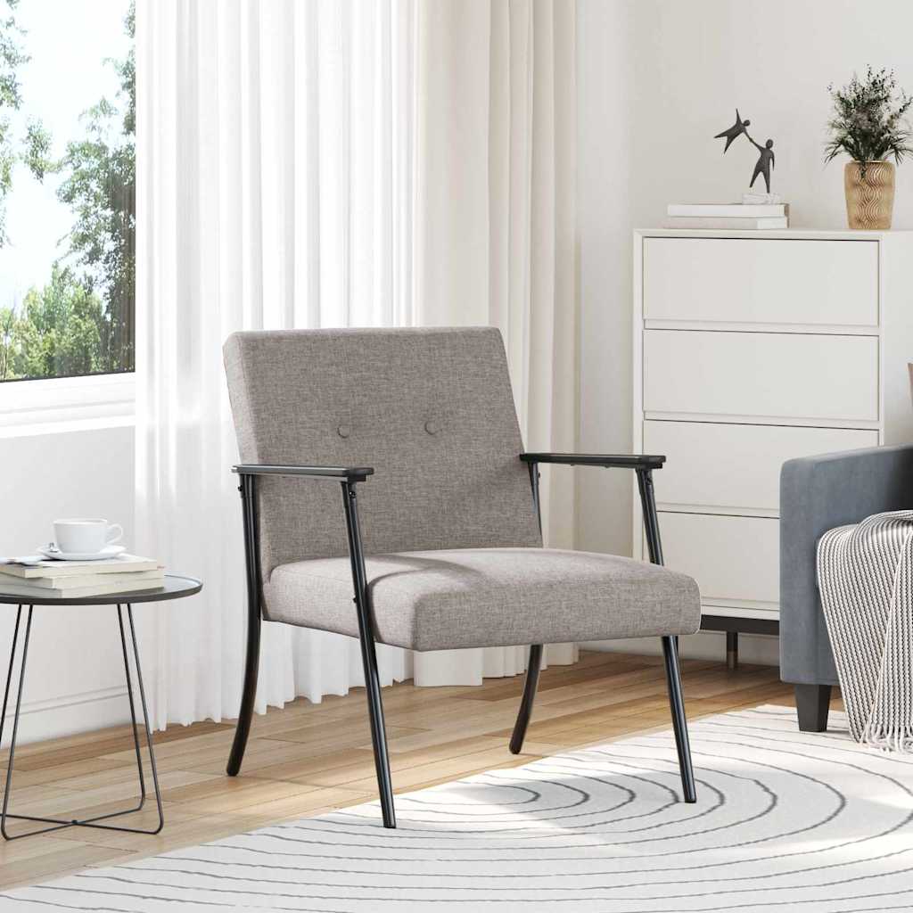 Fauteuil Taupe Stof is nu te koop bij PeponiXL, paradijselijk wonen!