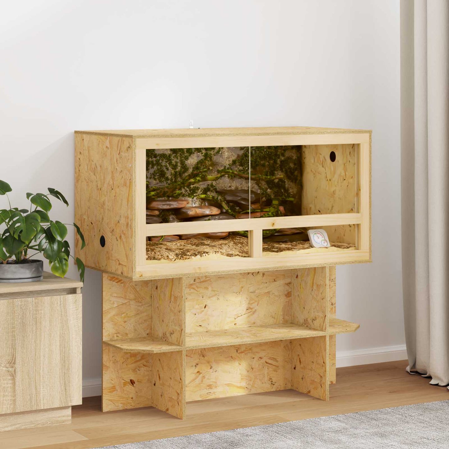 Terrarium Bruin 100 x 50 x 50 cm OSB is nu te koop bij PeponiXL, paradijselijk wonen!