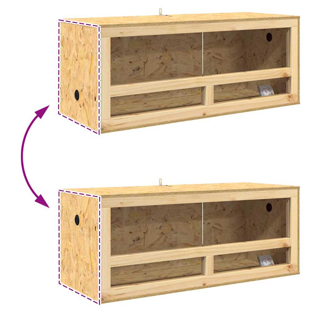 Terrarium Bruin 100 x 40 x 40 cm OSB is nu te koop bij PeponiXL, paradijselijk wonen!