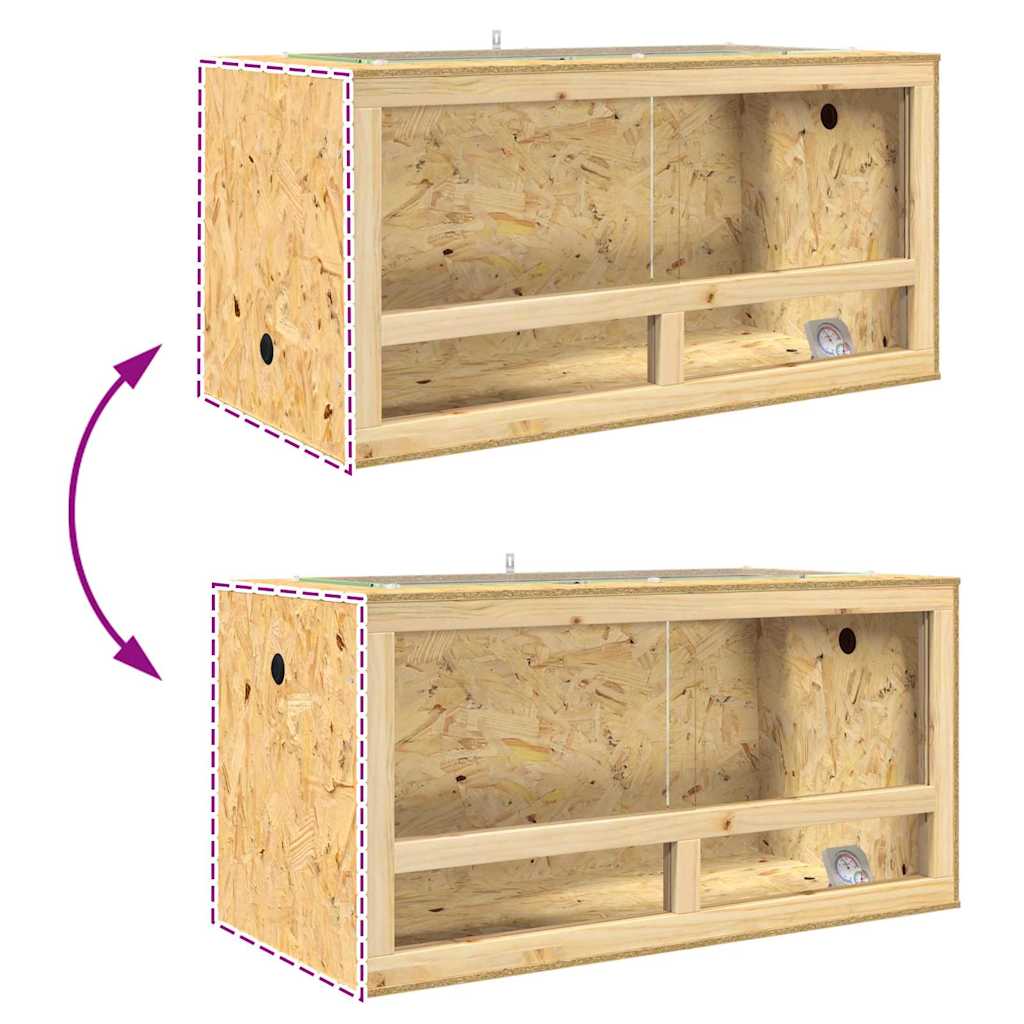 Terrarium Bruin 100 x 50 x 50 cm OSB is nu te koop bij PeponiXL, paradijselijk wonen!