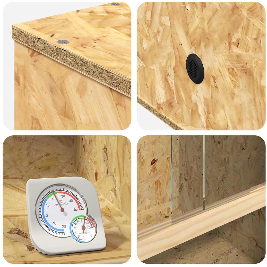 Terrarium Bruin 50 x 50 x 100 cm OSB is nu te koop bij PeponiXL, paradijselijk wonen!