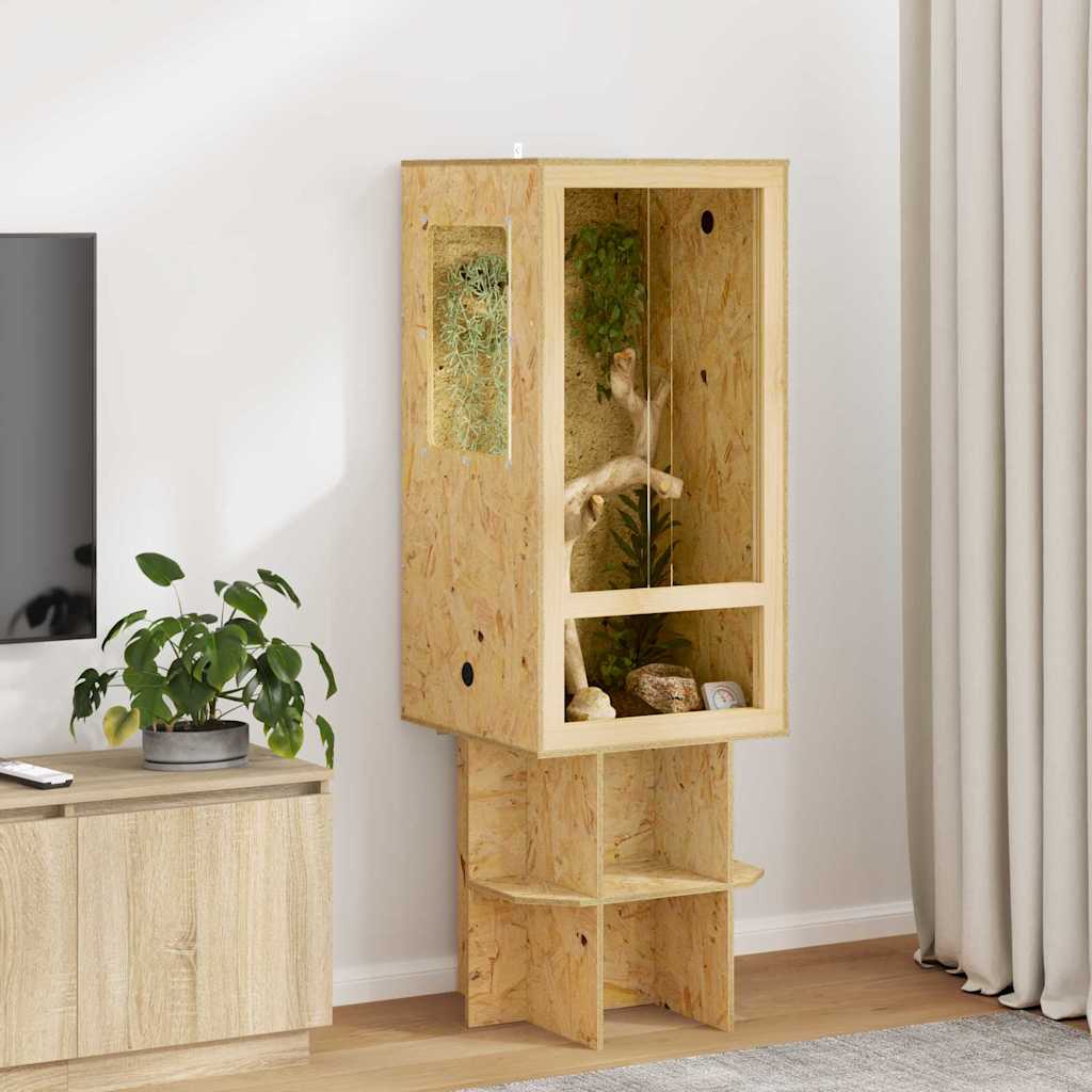 Terrarium Bruin 50 x 50 x 100 cm OSB is nu te koop bij PeponiXL, paradijselijk wonen!