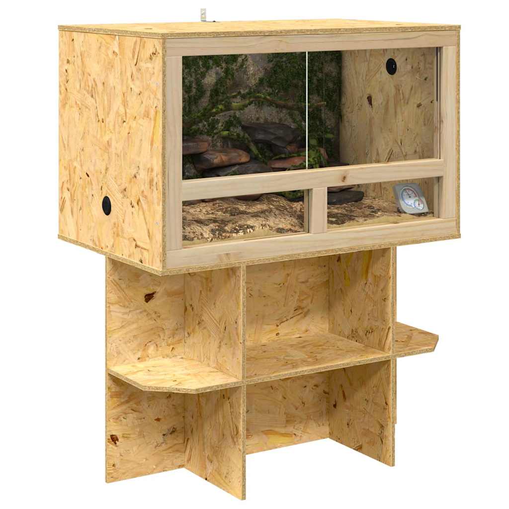 Terrariumbasis Bruin 80 x 50 x 50 cm OSB is nu te koop bij PeponiXL, paradijselijk wonen!