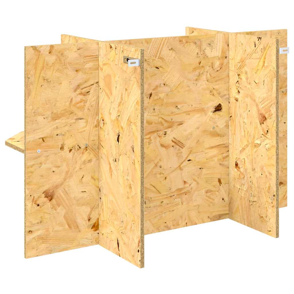Terrariumbasis met plank Bruin 80 x 40 x 50 cm OSB is nu te koop bij PeponiXL, paradijselijk wonen!