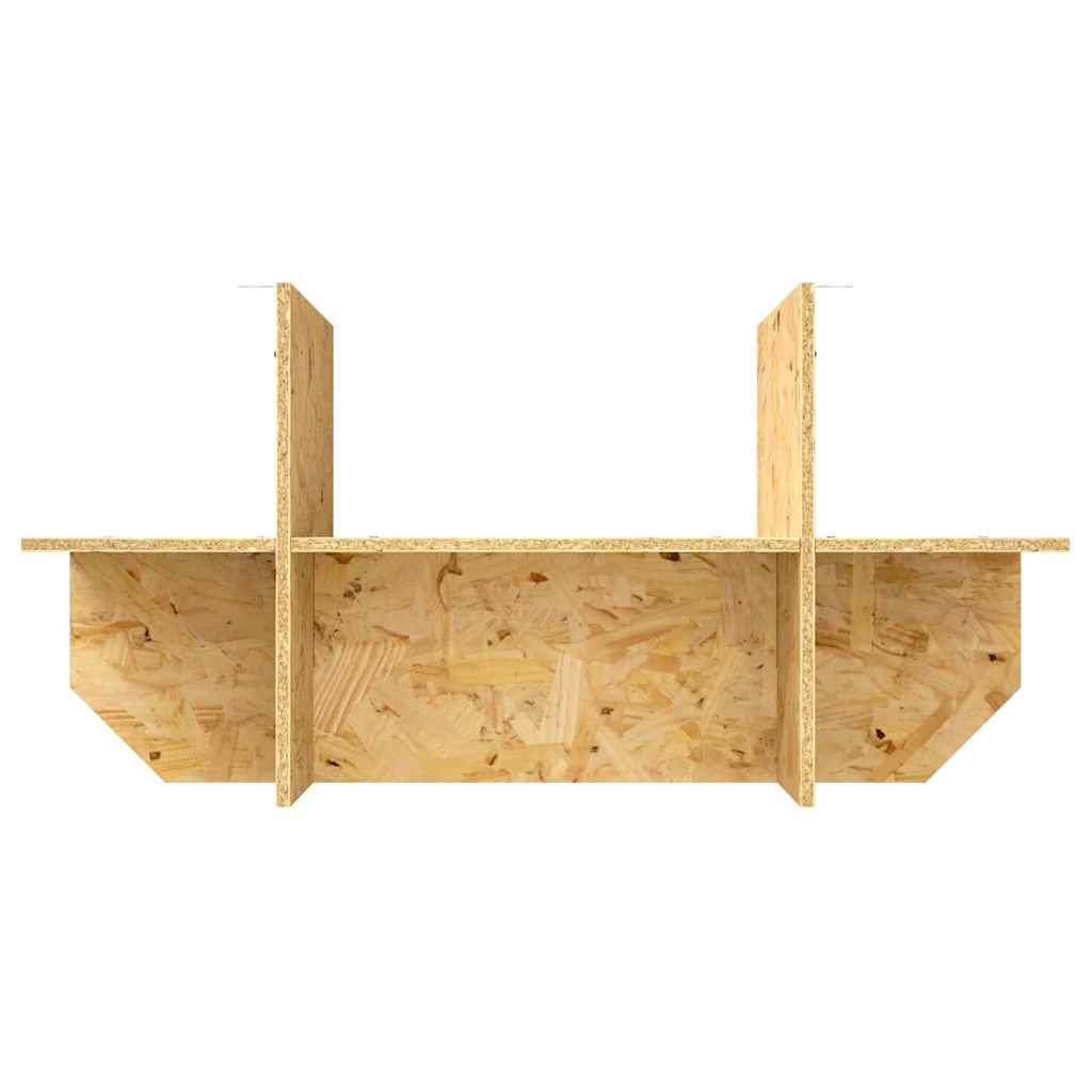 Terrariumbasis met plank Bruin 80 x 40 x 50 cm OSB is nu te koop bij PeponiXL, paradijselijk wonen!
