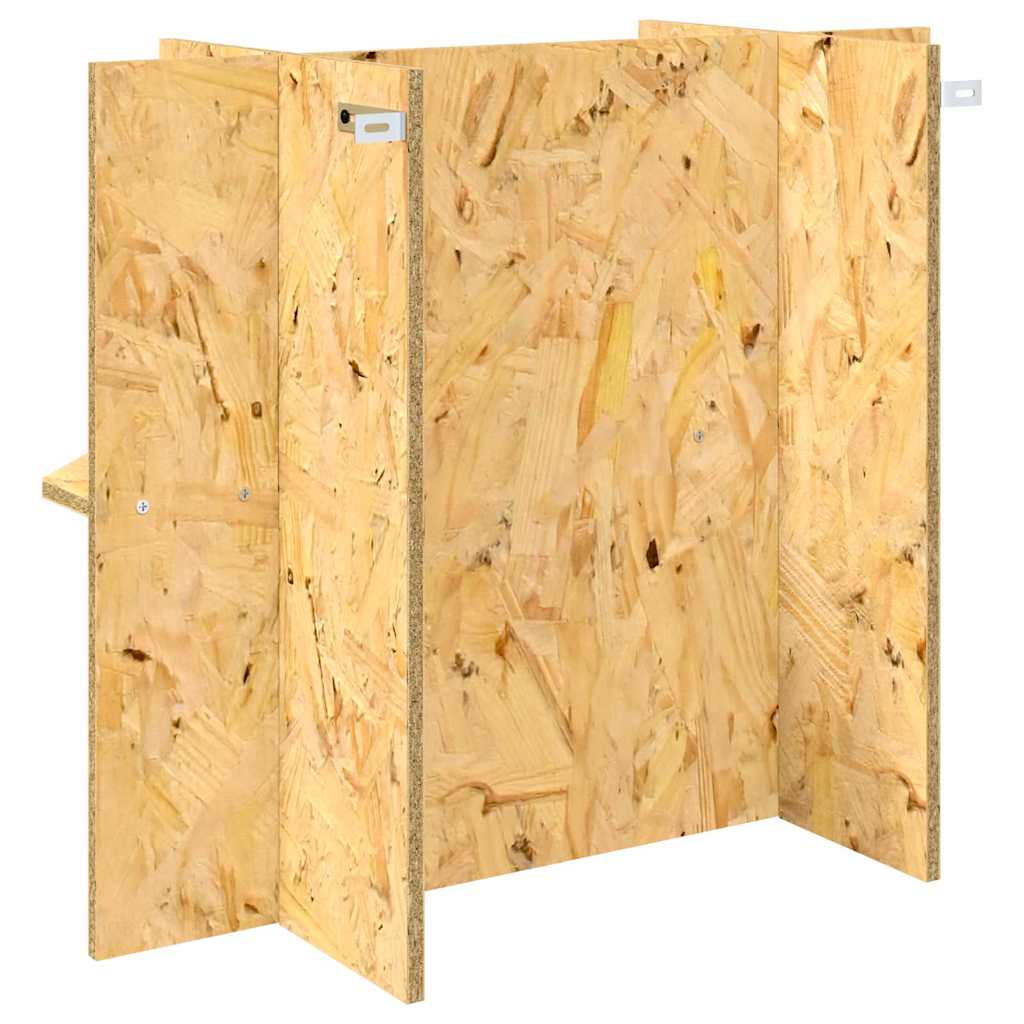 Terrariumbasis met plank Bruin 60 x 30 x 50 cm OSB is nu te koop bij PeponiXL, paradijselijk wonen!