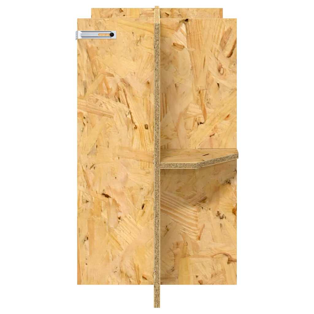 Terrariumbasis met plank Bruin 60 x 30 x 50 cm OSB is nu te koop bij PeponiXL, paradijselijk wonen!