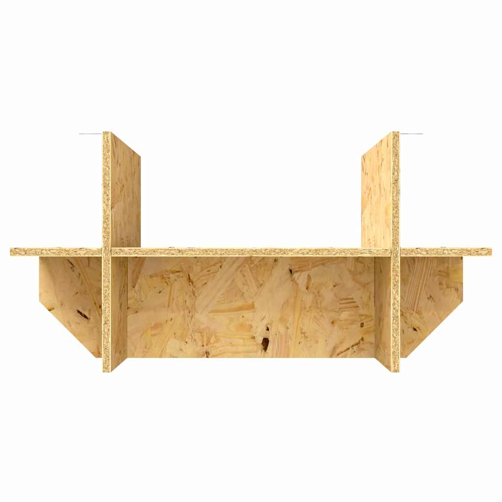 Terrariumbasis met plank Bruin 60 x 30 x 50 cm OSB is nu te koop bij PeponiXL, paradijselijk wonen!