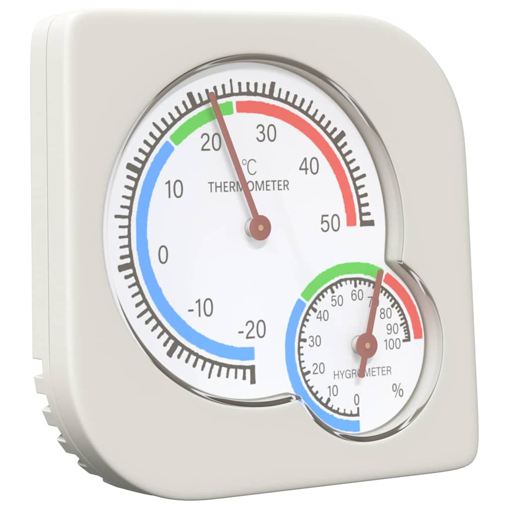 Thermo Hygrometer Wit 7,5 x 7,5 x 1,2 cm ABS is nu te koop bij PeponiXL, paradijselijk wonen!