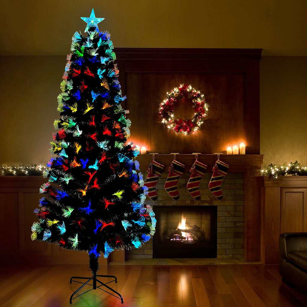 Kunstkerstboom met 300 LED met standaard Groen 240 cm PVC is nu te koop bij PeponiXL, paradijselijk wonen!