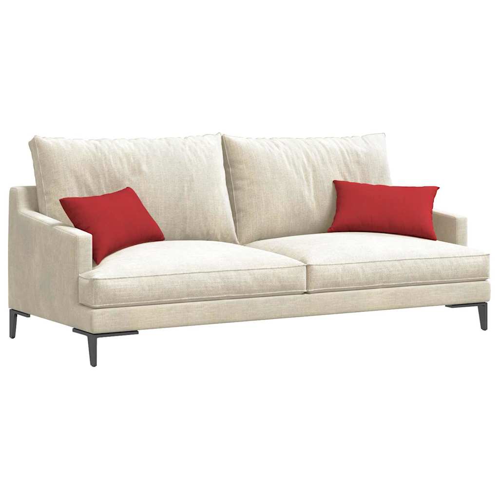 Sofa Kussens 2 stuks Rood 50 x 30 cm Stof is nu te koop bij PeponiXL, paradijselijk wonen!