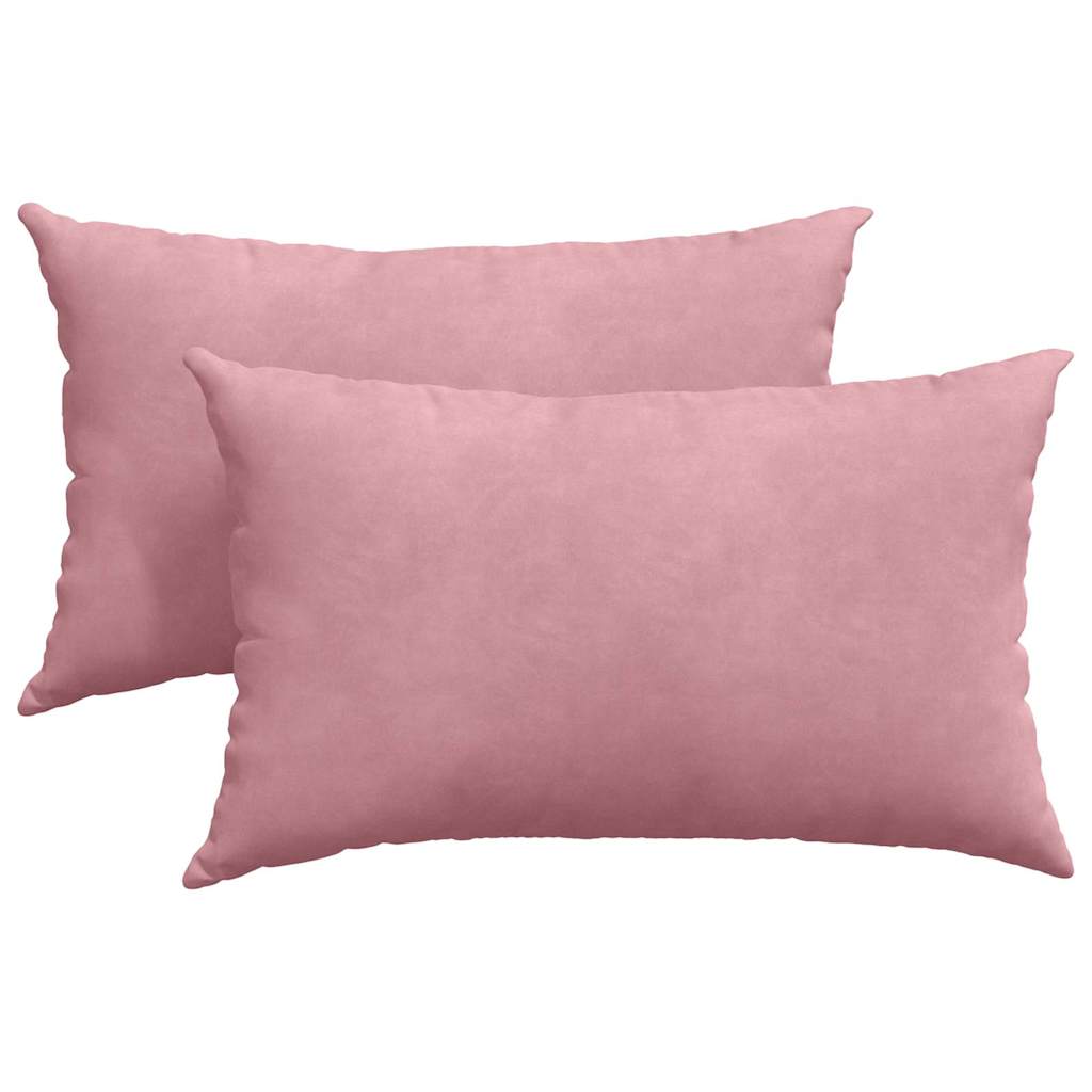 Sofa Kussens 2 stuks Roze 50 x 30 cm Cordstof is nu te koop bij PeponiXL, paradijselijk wonen!