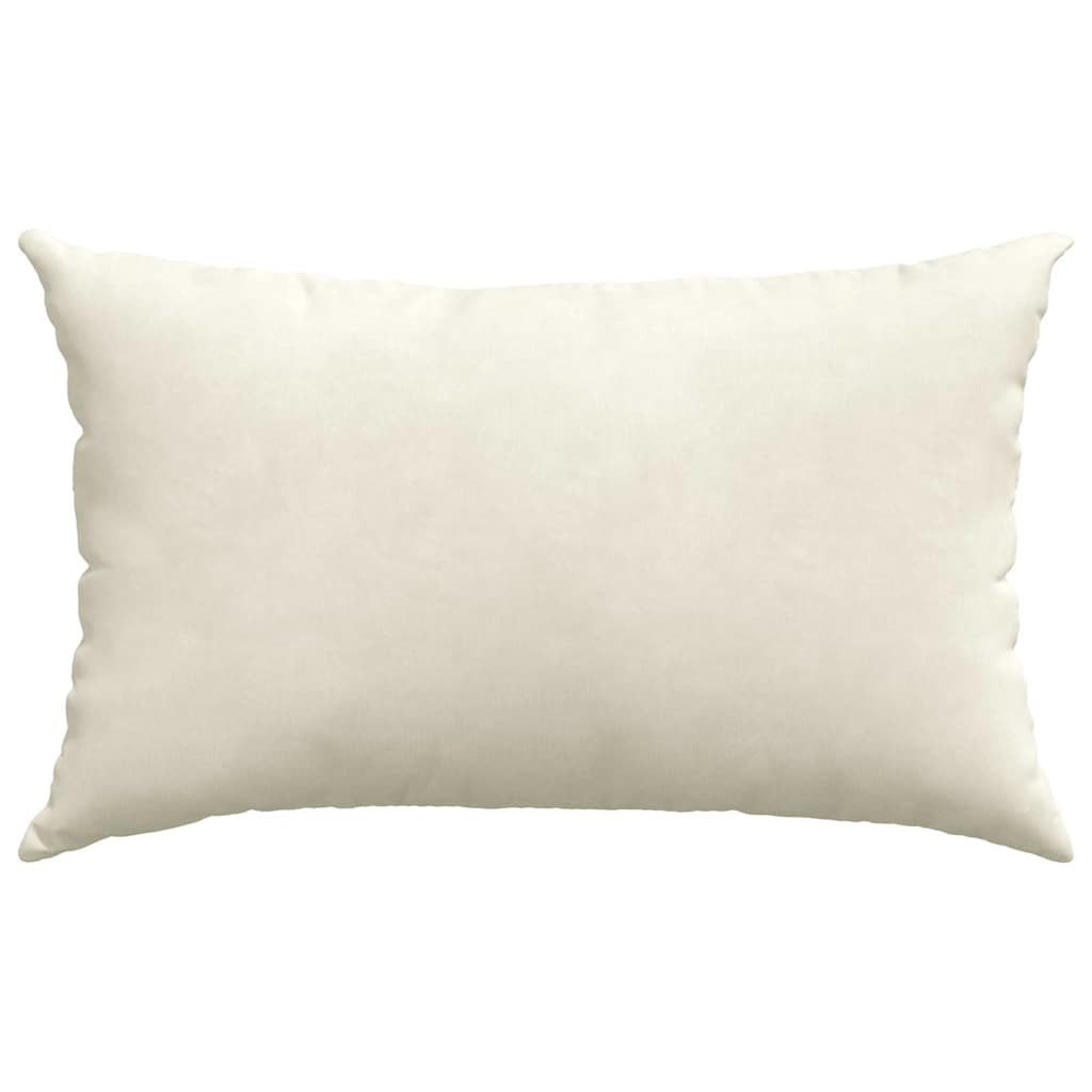 Sofa Kussens 2 stuks Crème 50 x 30 cm Cordstof is nu te koop bij PeponiXL, paradijselijk wonen!