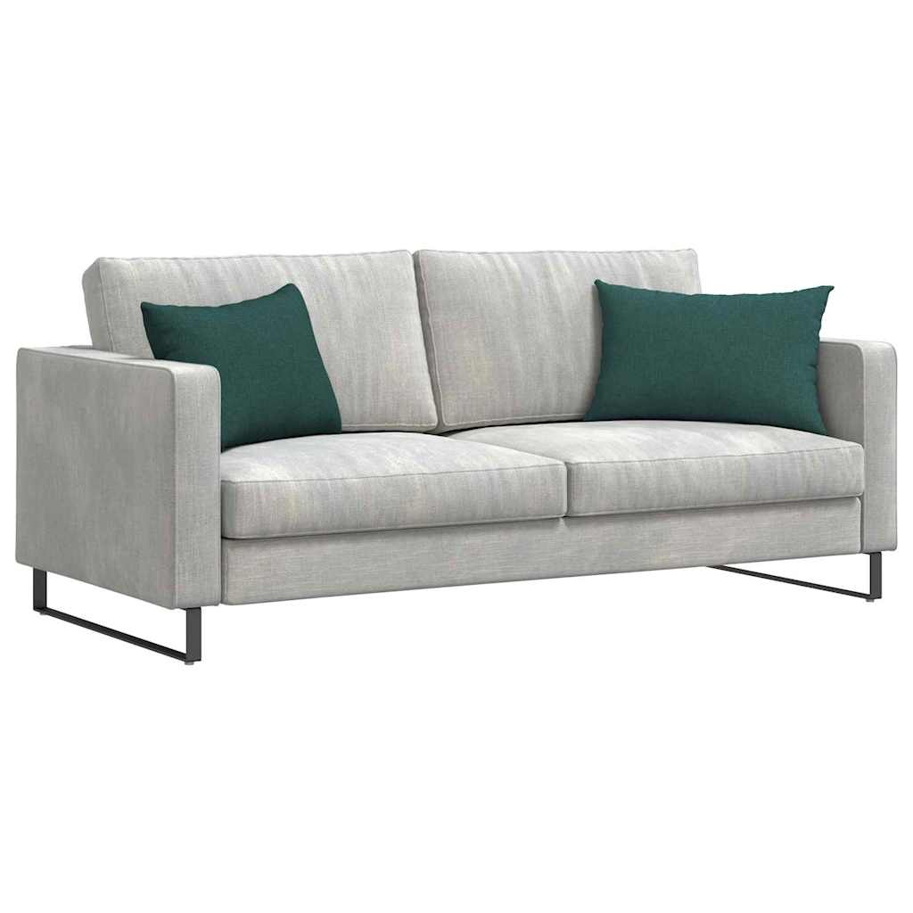 Sofa Kussens 2 stuks Donkergroen 60 x 40 cm Stof is nu te koop bij PeponiXL, paradijselijk wonen!