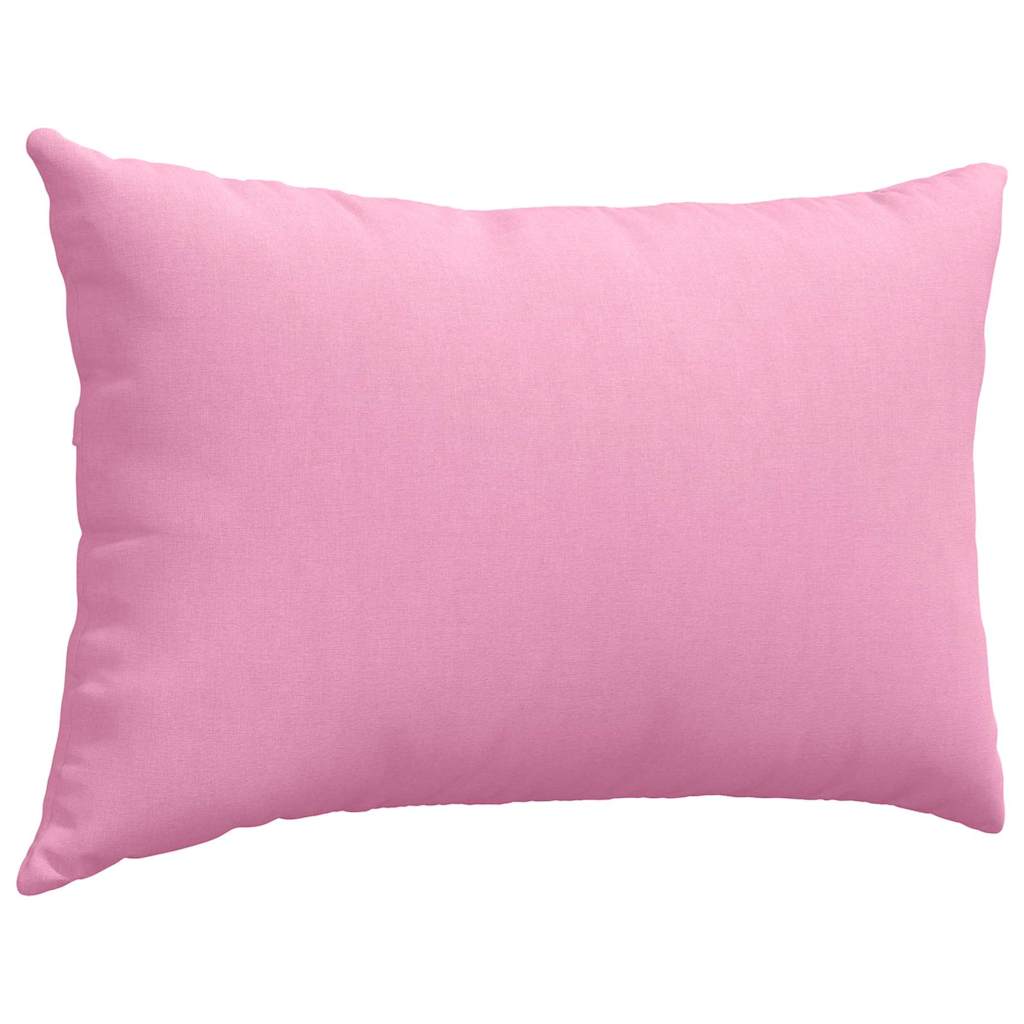 Sofa Kussens 2 stuks Roze 60 x 40 cm Stof is nu te koop bij PeponiXL, paradijselijk wonen!