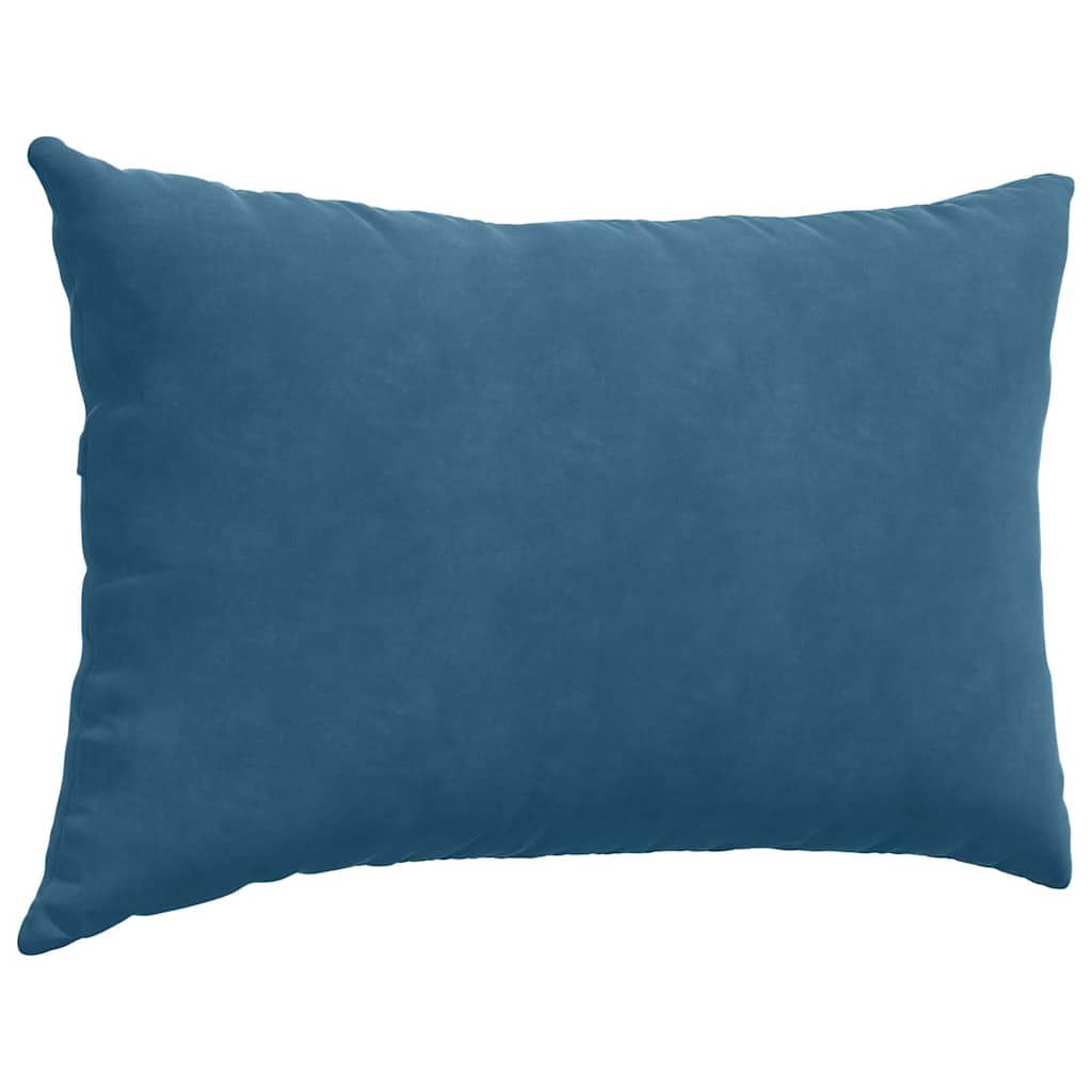 Sofa Kussens 2 stuks Blauw 60 x 40 cm Cordstof is nu te koop bij PeponiXL, paradijselijk wonen!