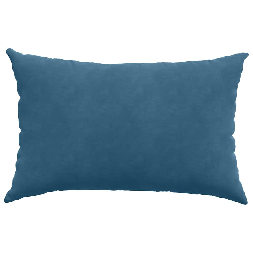Sofa Kussens 2 stuks Blauw 60 x 40 cm Cordstof is nu te koop bij PeponiXL, paradijselijk wonen!
