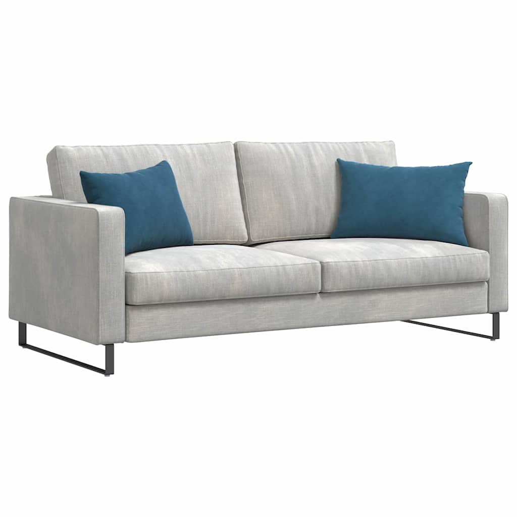 Sofa Kussens 2 stuks Blauw 60 x 40 cm Cordstof is nu te koop bij PeponiXL, paradijselijk wonen!