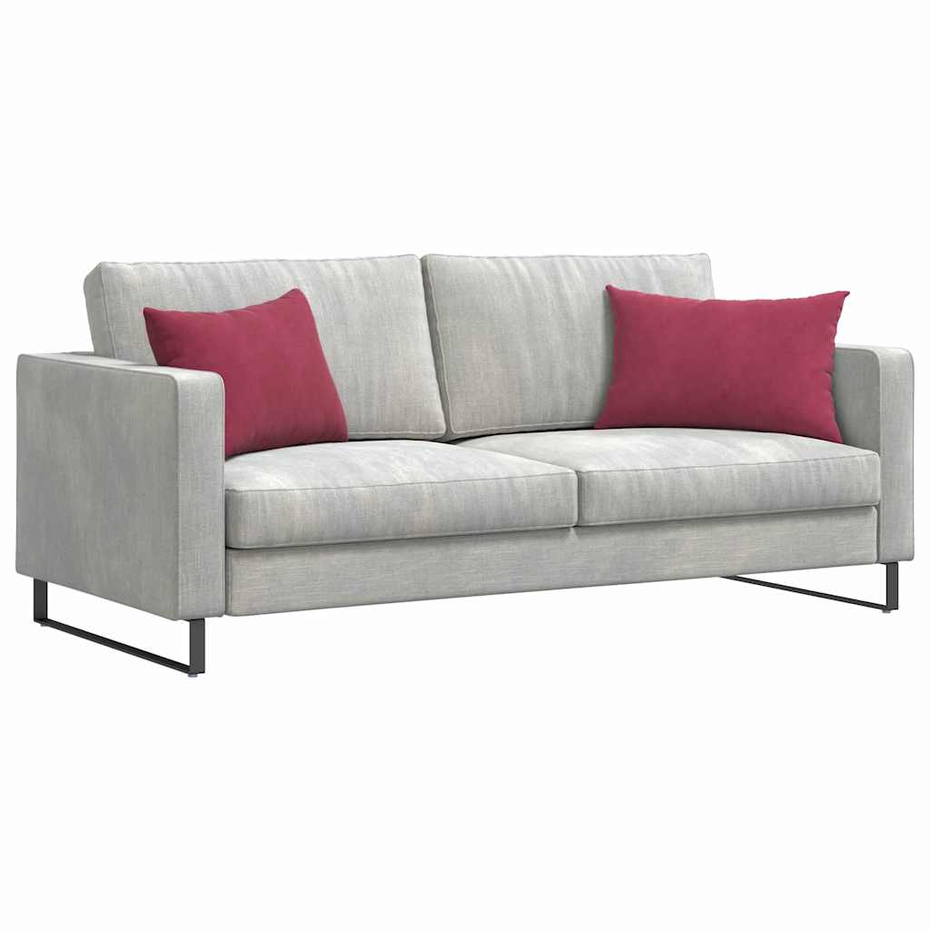 Sofa Kussens 2 stuks Wijnrood 60 x 40 cm Cordstof is nu te koop bij PeponiXL, paradijselijk wonen!