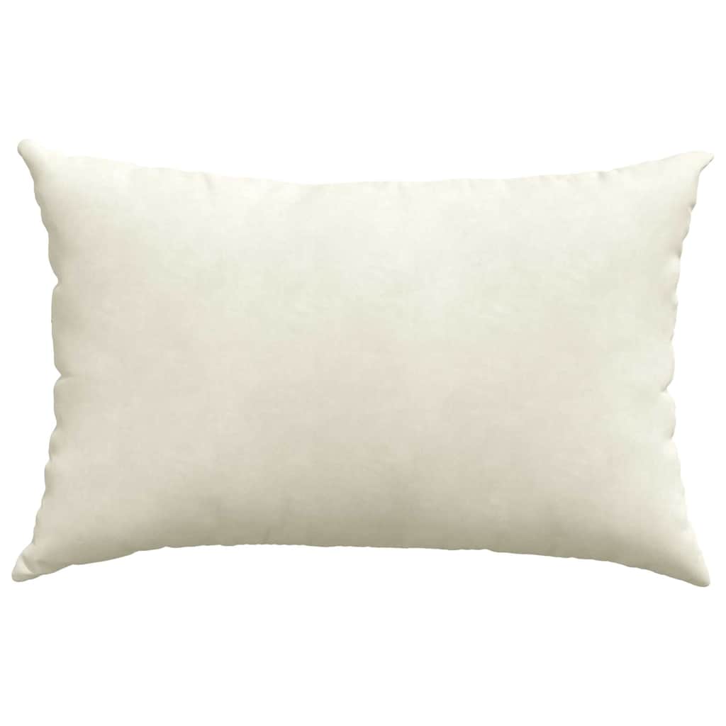 Sofa Kussens 2 stuks Crème 60 x 40 cm Cordstof is nu te koop bij PeponiXL, paradijselijk wonen!