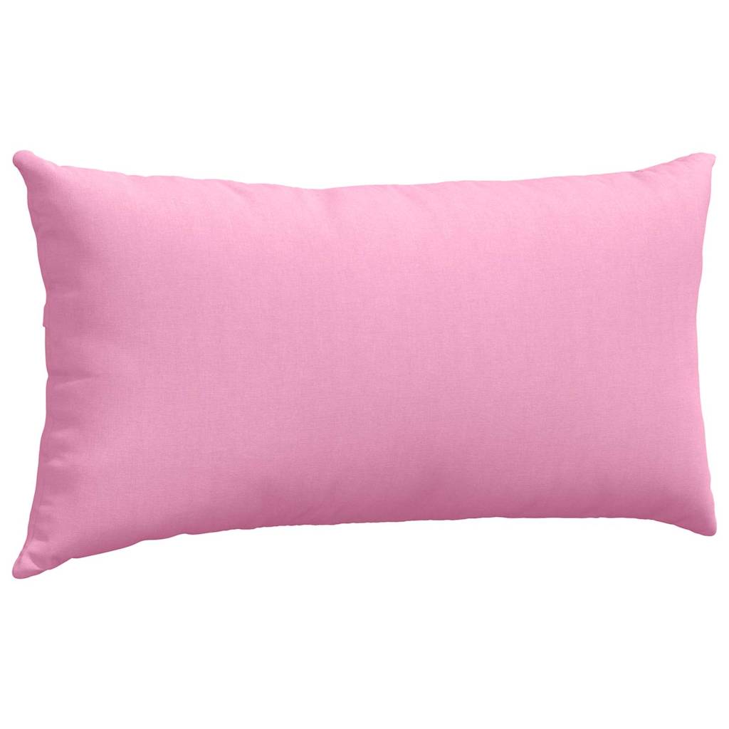 Sofa Kussens 2 stuks Roze 80 x 40 cm Stof is nu te koop bij PeponiXL, paradijselijk wonen!