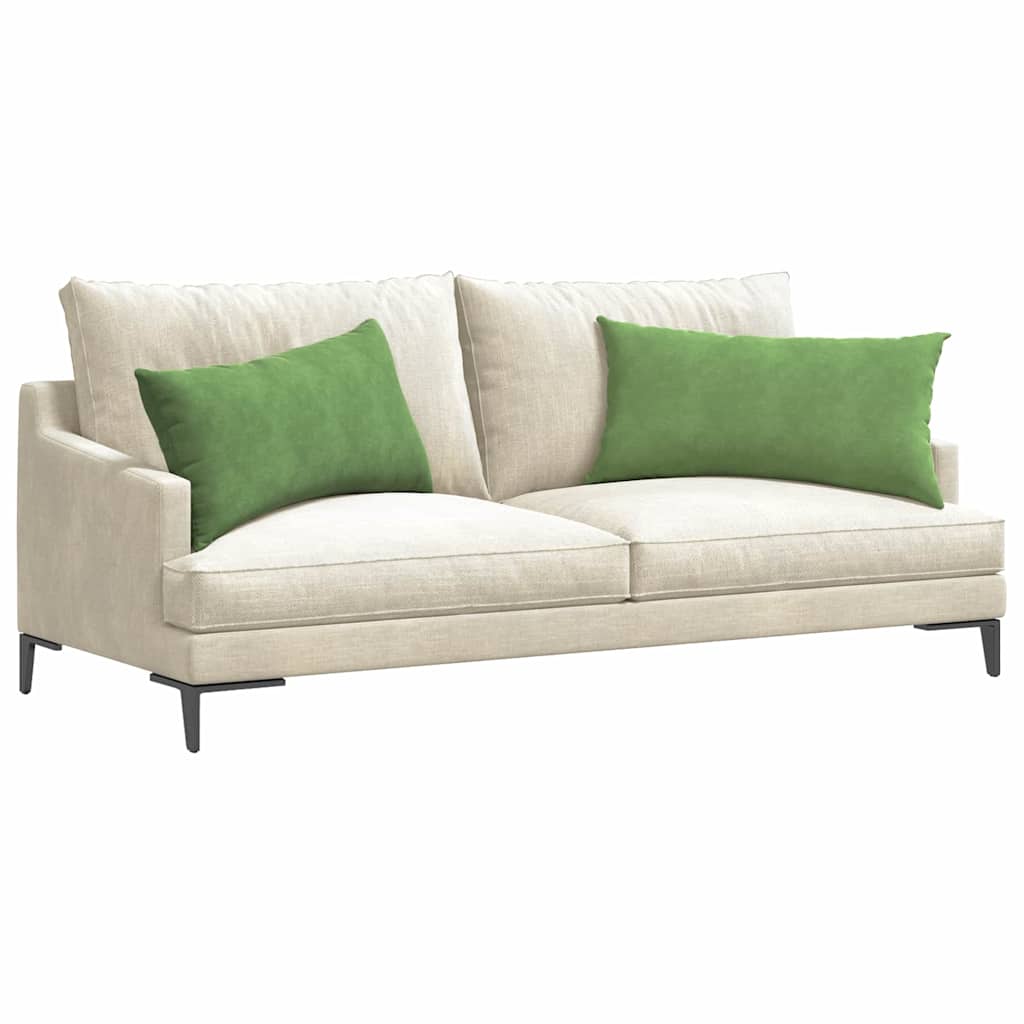 Sofa Kussens 2 stuks Lichtgroen 80 x 40 cm Cordstof is nu te koop bij PeponiXL, paradijselijk wonen!