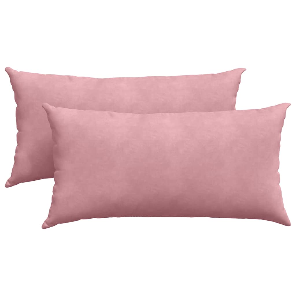 Sofa Kussens 2 stuks Roze 80 x 40 cm Cordstof is nu te koop bij PeponiXL, paradijselijk wonen!