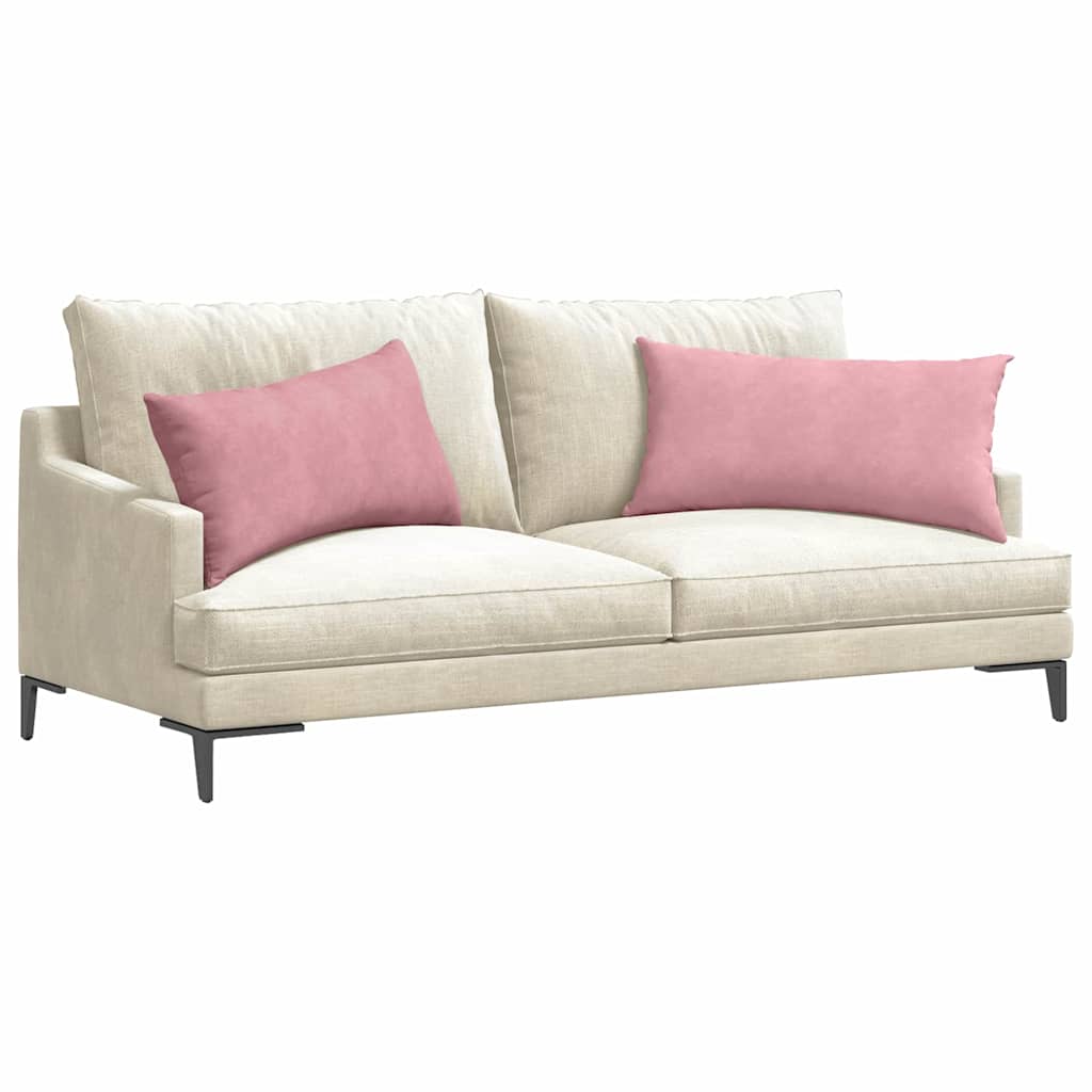 Sofa Kussens 2 stuks Roze 80 x 40 cm Cordstof is nu te koop bij PeponiXL, paradijselijk wonen!