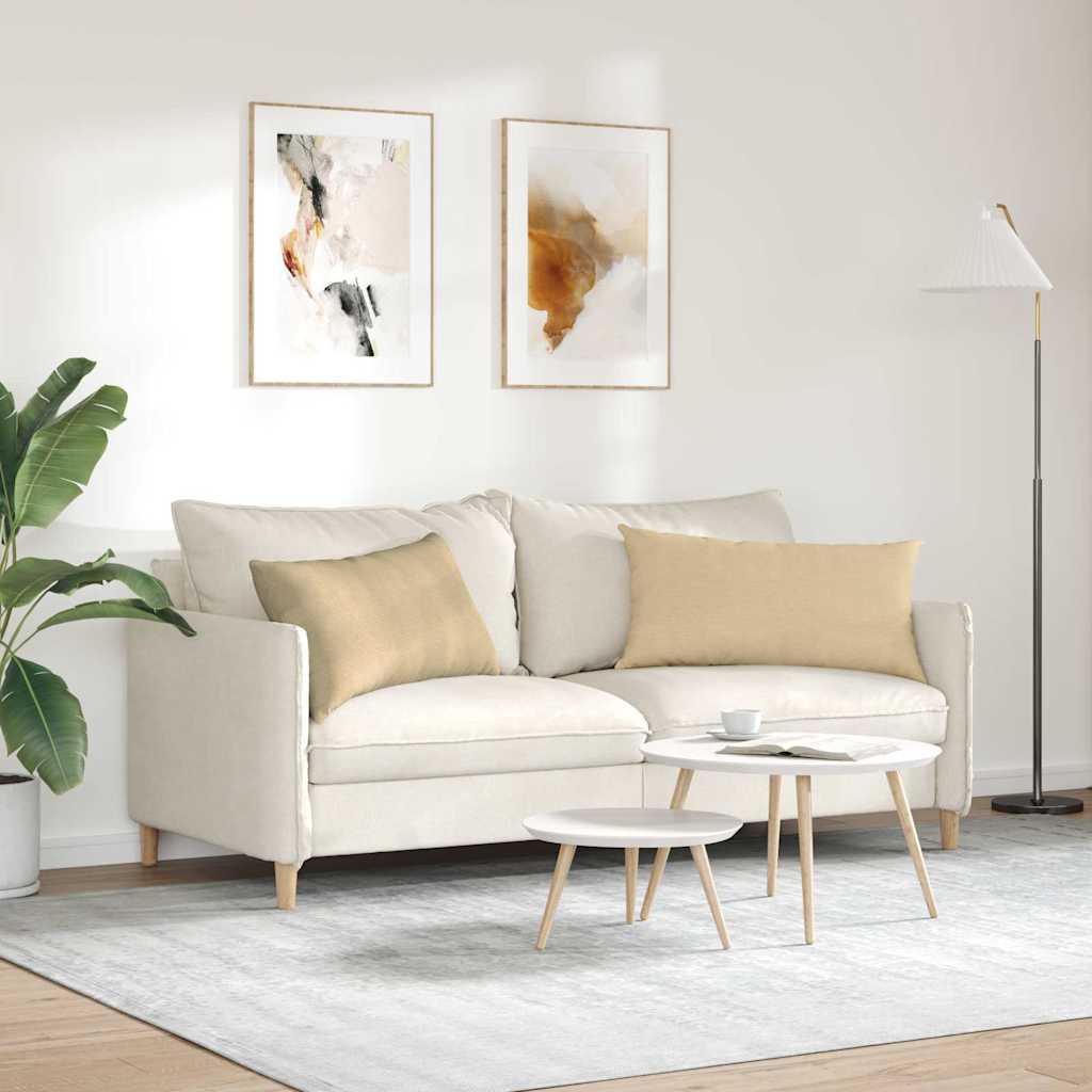Sofa Kussens 2 stuks Grijs groen 80 x 40 cm Cordstof is nu te koop bij PeponiXL, paradijselijk wonen!