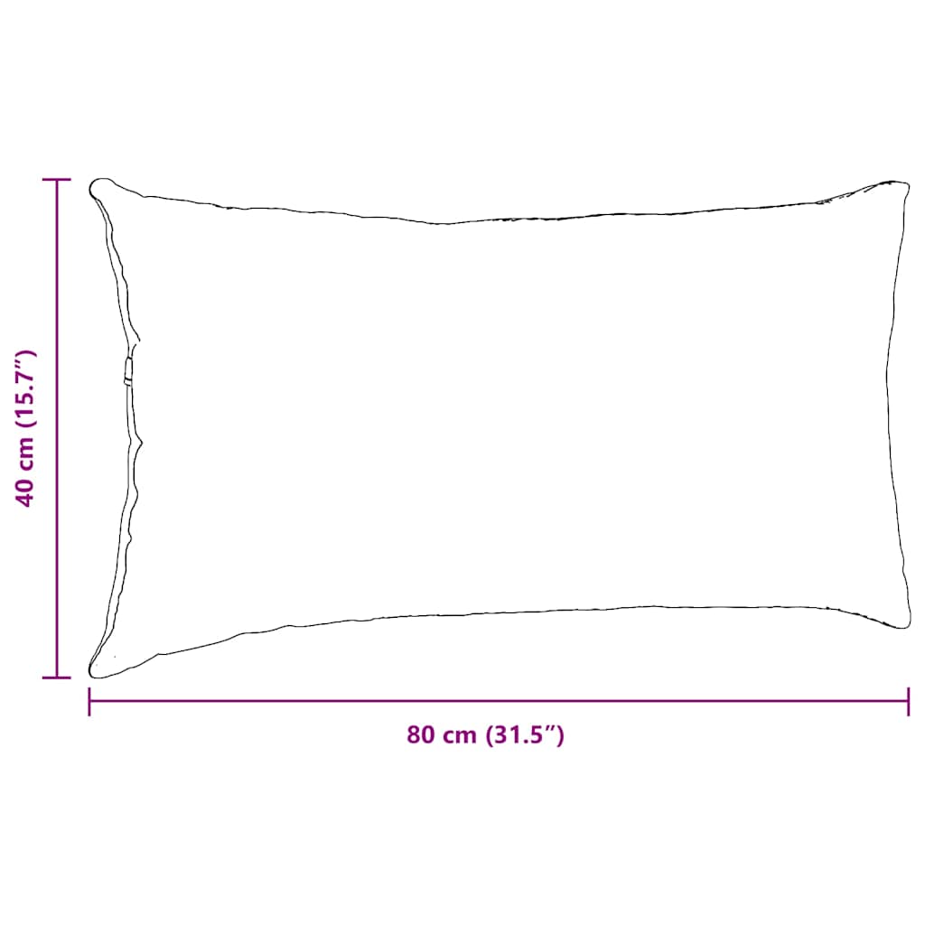 Sofa Kussens 2 stuks Grijs groen 80 x 40 cm Cordstof is nu te koop bij PeponiXL, paradijselijk wonen!