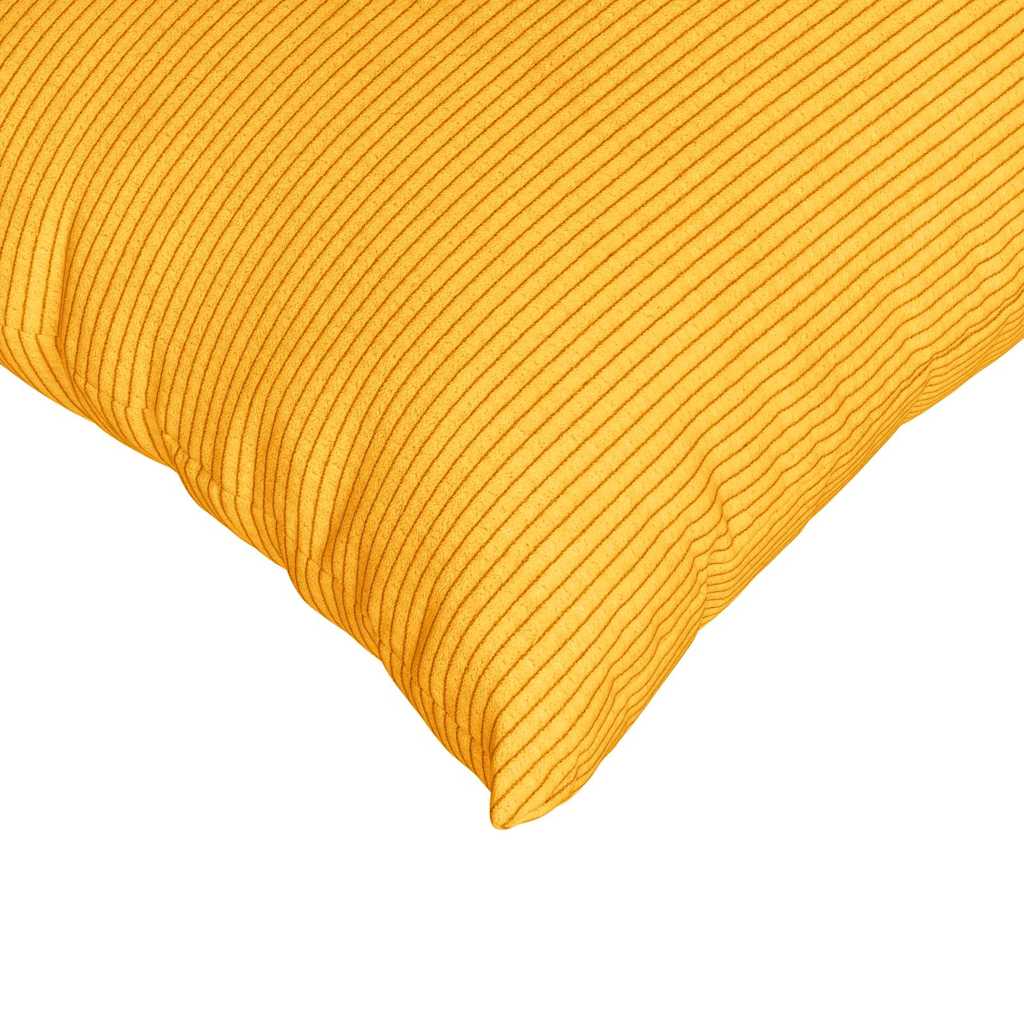 Sofa Kussens 2 stuks Lichtgeel 80 x 40 cm Cordstof is nu te koop bij PeponiXL, paradijselijk wonen!