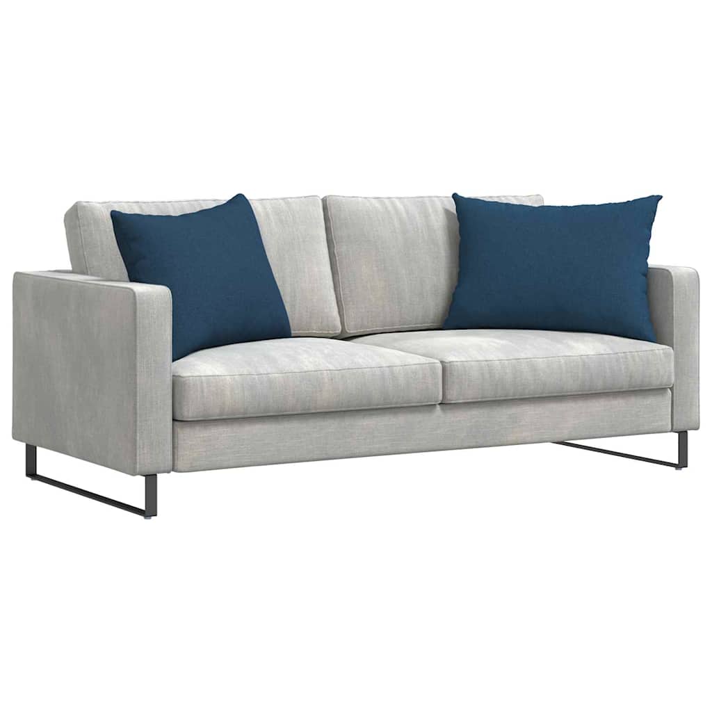 Sofa Kussens 2 stuks Blauw 70 x 50 cm Stof is nu te koop bij PeponiXL, paradijselijk wonen!