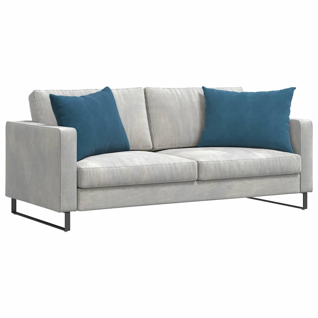 Sofa Kussens 2 stuks Blauw 70 x 50 cm Cordstof is nu te koop bij PeponiXL, paradijselijk wonen!