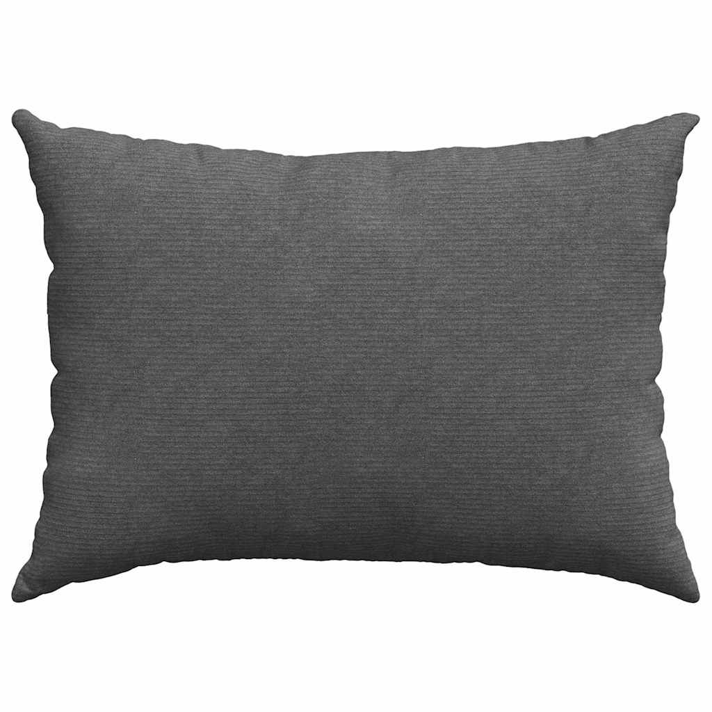 Sofa Kussens 2 stuks Donkergrijs 70 x 50 cm Cordstof is nu te koop bij PeponiXL, paradijselijk wonen!