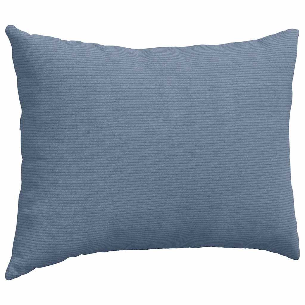 Sofa Kussens 2 stuks Blauw 70 x 50 cm Cordstof is nu te koop bij PeponiXL, paradijselijk wonen!