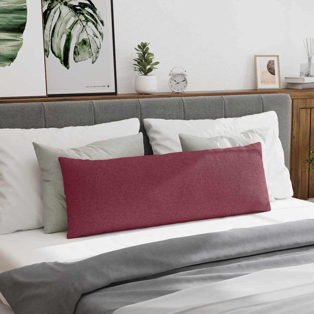 Sofa Kussens 2 stuks Wijnrood 120 x 40 cm Stof is nu te koop bij PeponiXL, paradijselijk wonen!