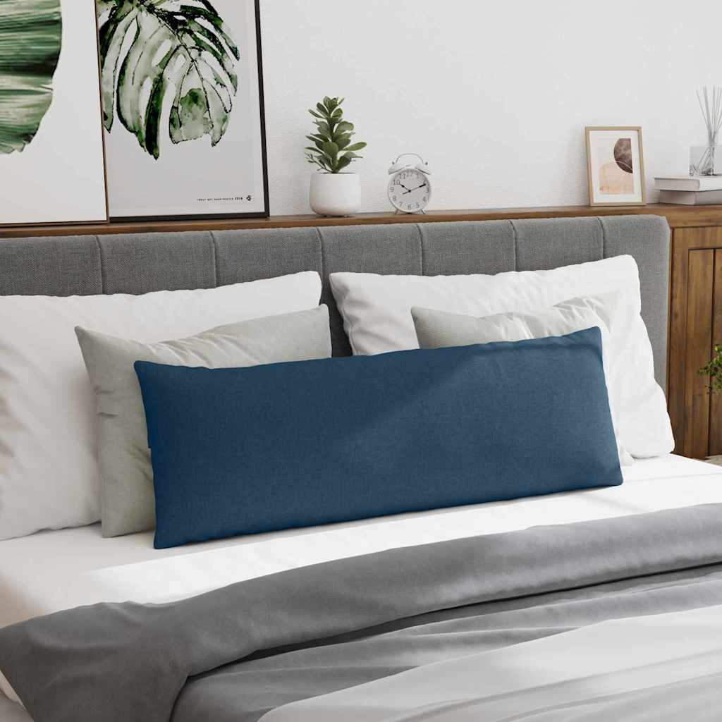 Sofa Kussens 2 stuks Blauw 120 x 40 cm Stof is nu te koop bij PeponiXL, paradijselijk wonen!