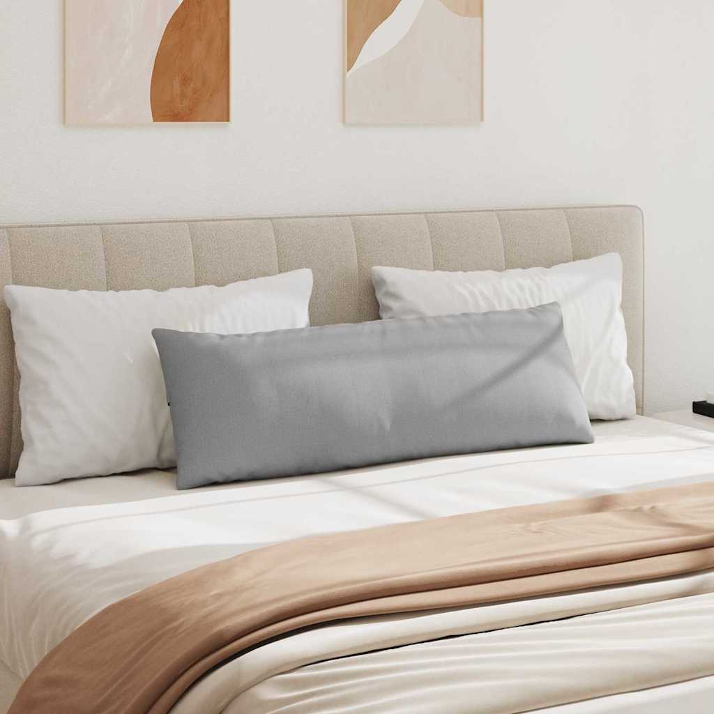 Sofa Kussens 2 stuks Grijs 120 x 40 cm Stof is nu te koop bij PeponiXL, paradijselijk wonen!